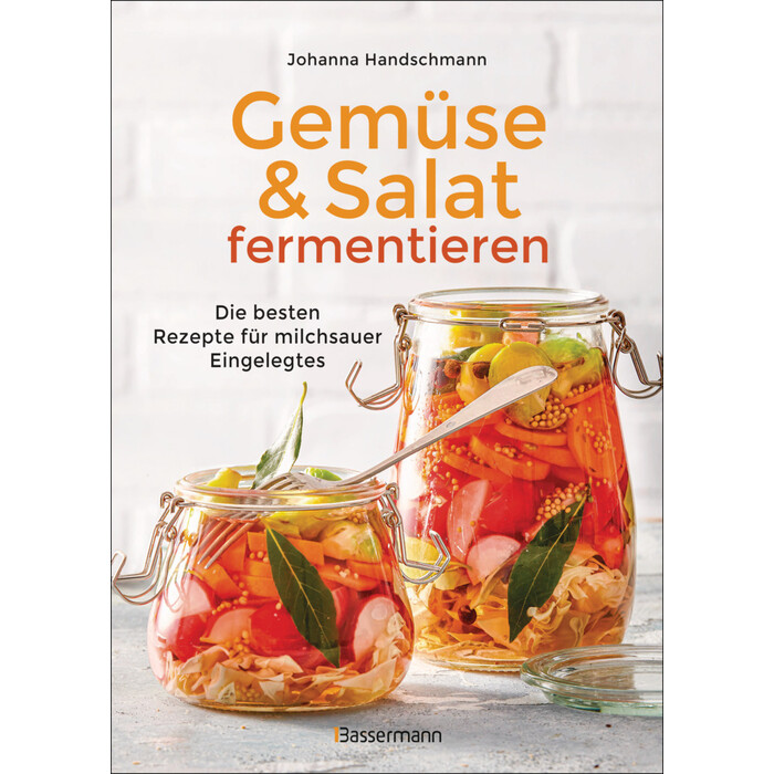 Johanna Handschmann: Gemüse und Salat fermentieren. Die besten Rezepte für milchsauer Eingelegtes - gebunden