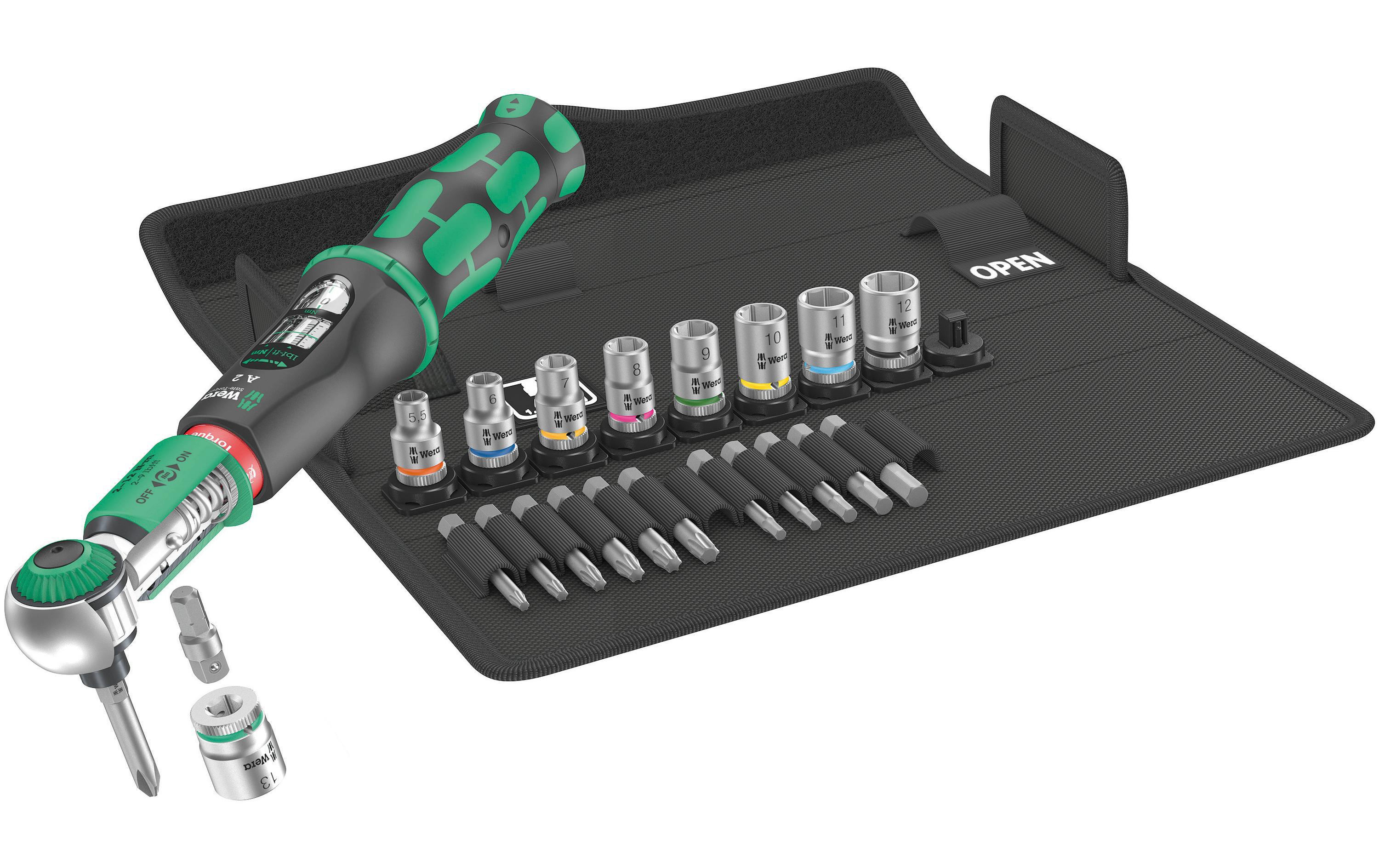 Wera Drehmomentschlüssel »Wera Safe-Torque A2 Set 1 45017 Sechskant«, (23 St.)