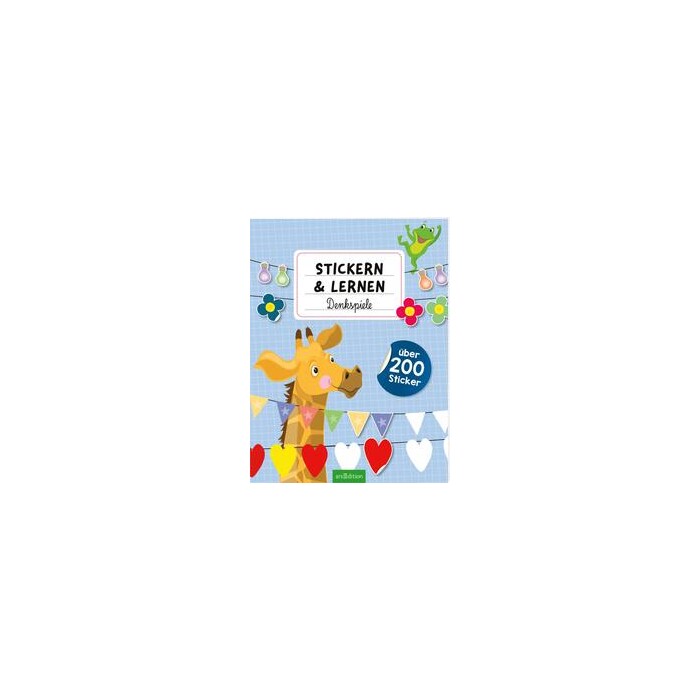 Stickern und Lernen - Denkspiele - Taschenbuch