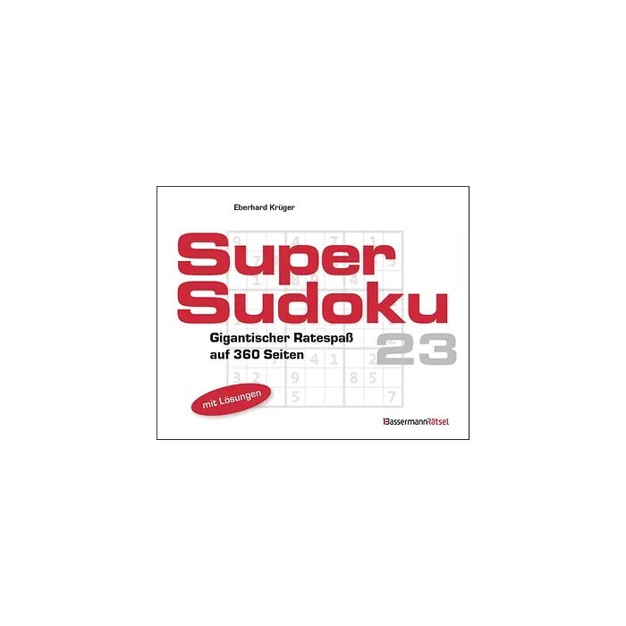 Eberhard Krüger: Supersudoku 23 - Taschenbuch