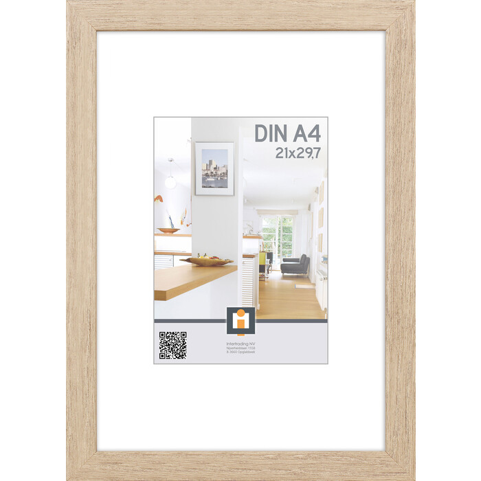 INTERTRADING Bilderrahmen Livorno 21 x 30 cm grau