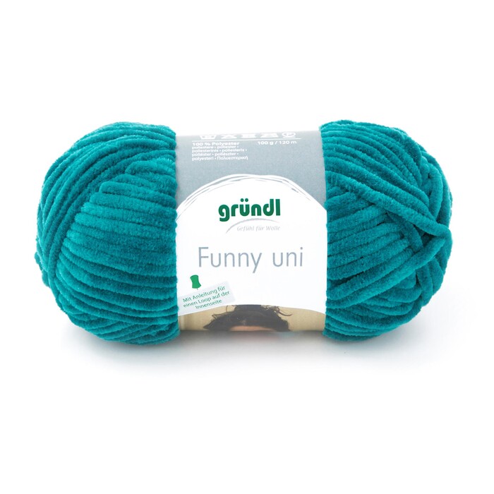 GRÜNDL Garn Funny Uni 100 g petrol