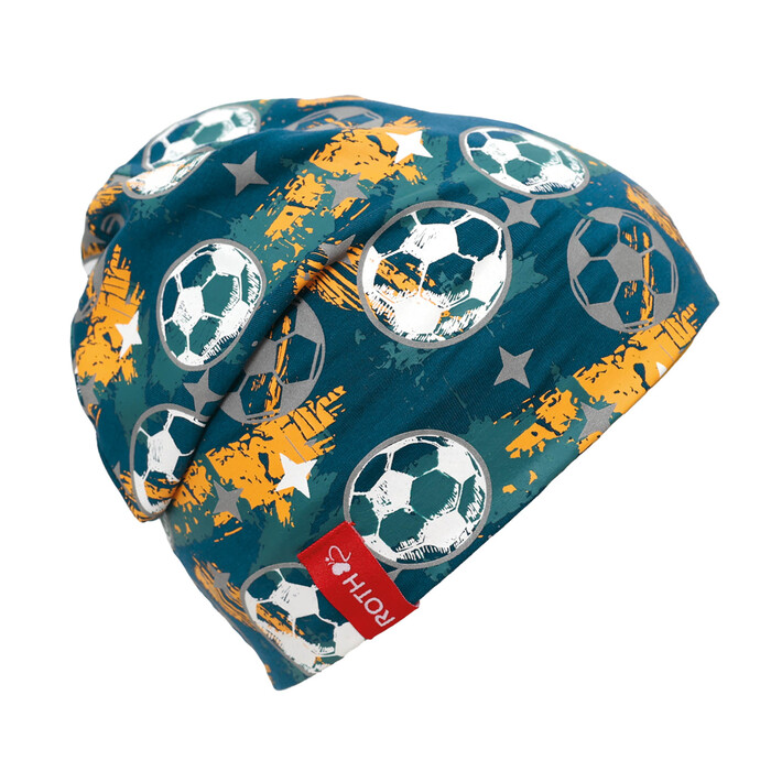 ROTH Jersey Beanie Haube Fußball 50-54 cm bunt