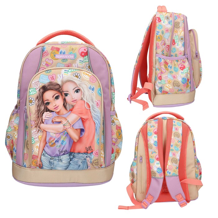TOPMODEL Schulrucksack Girl Power 30 x 40 x 18 cm bunt