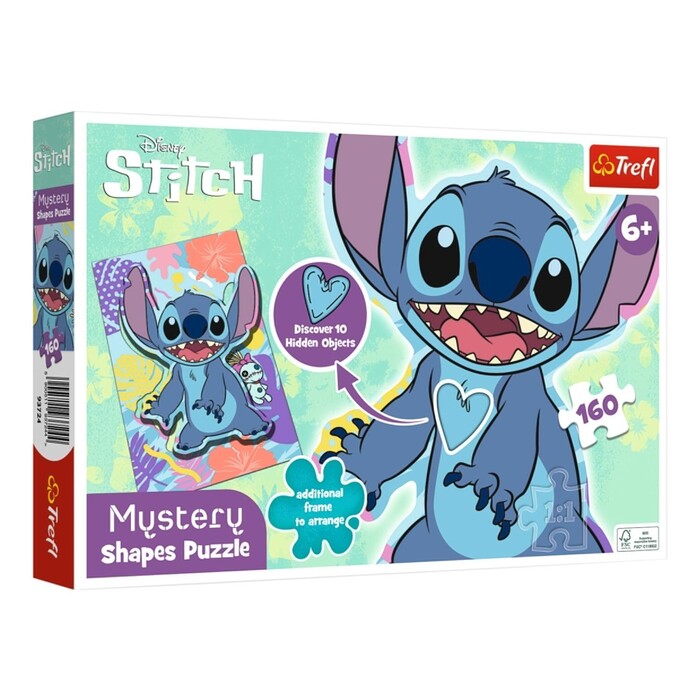 TREFL Mystery Shapes Puzzle Lilo & Stich 160 Teile