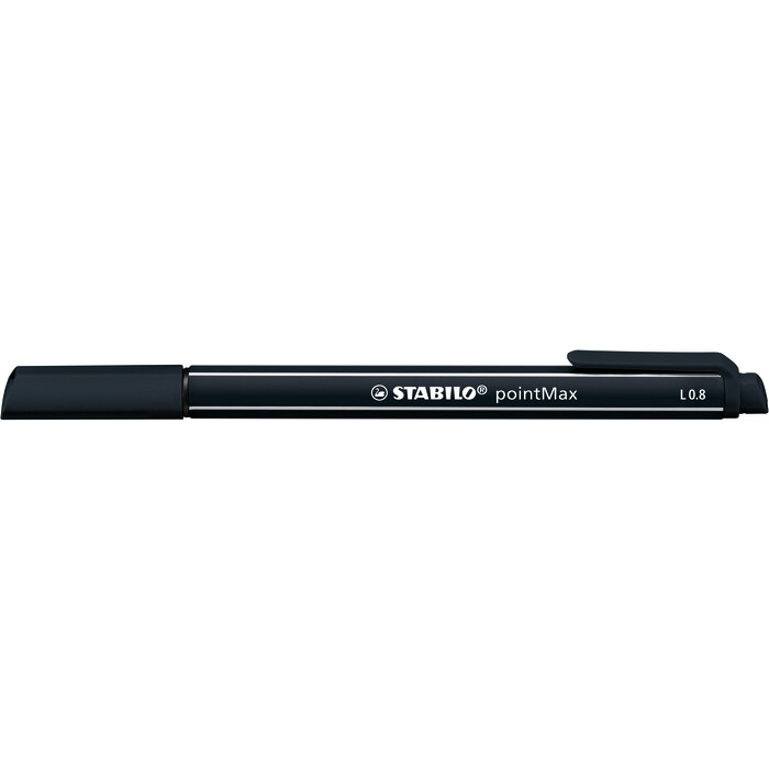 STABILO Fasermaler pointMax 0,8 mm schwarz