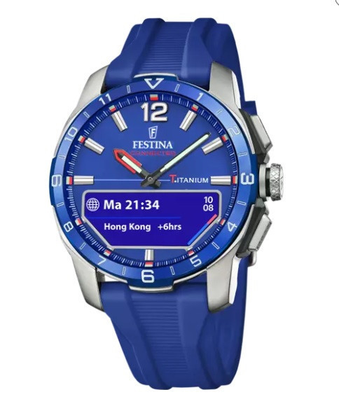 Uhr FESTINA Connected Blau f23000/3 Smartwatch Sport Herren