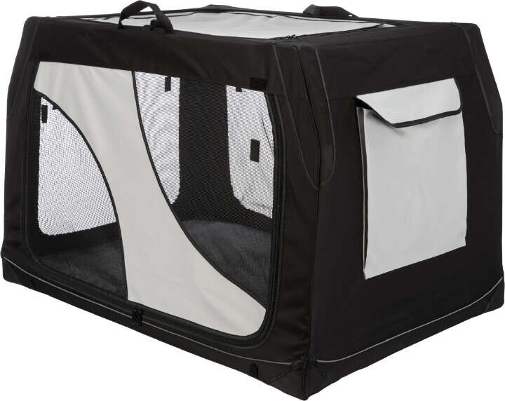 Trixie 39724 Vario 50 Gr. L Transportbox - Schwarz - 99 x 65 x 71/61 cm