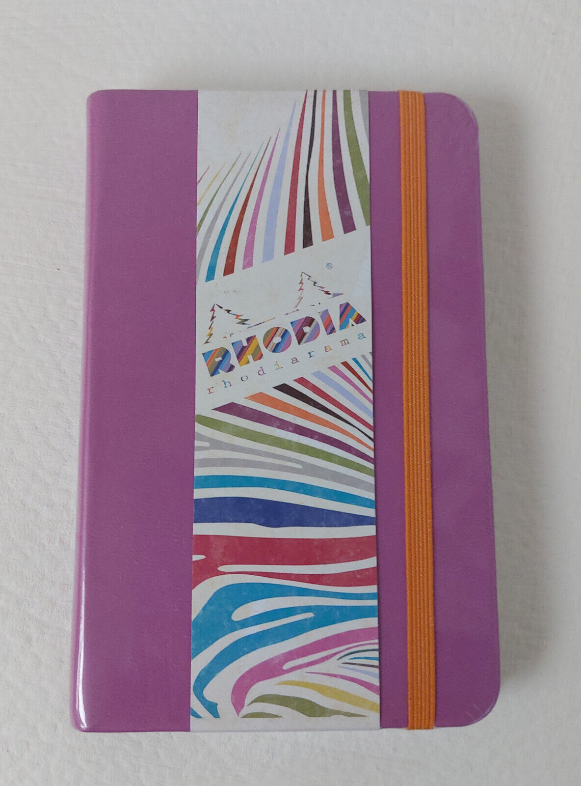 RHODIA rhodiarama A6 Notizbuch liniert Hardcover Kunstleder flieder