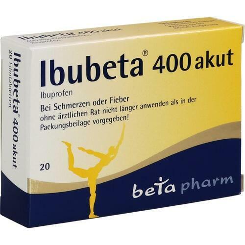 IBUBETA 400 akut Filmtabletten 20 St. PZN 00179737