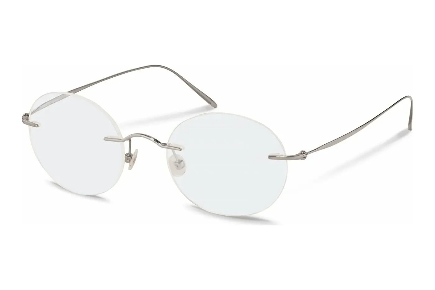 Rodenstock R7084 C 50  Brille Brillenfassung Brillengestell Titan Grau Randlos