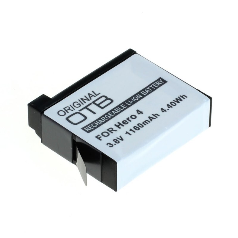 Akku kompatibel zu GoPro Hero4 Hero 4 AHDBT-401 3,8V 1160mAh Li-Ion Original OTB