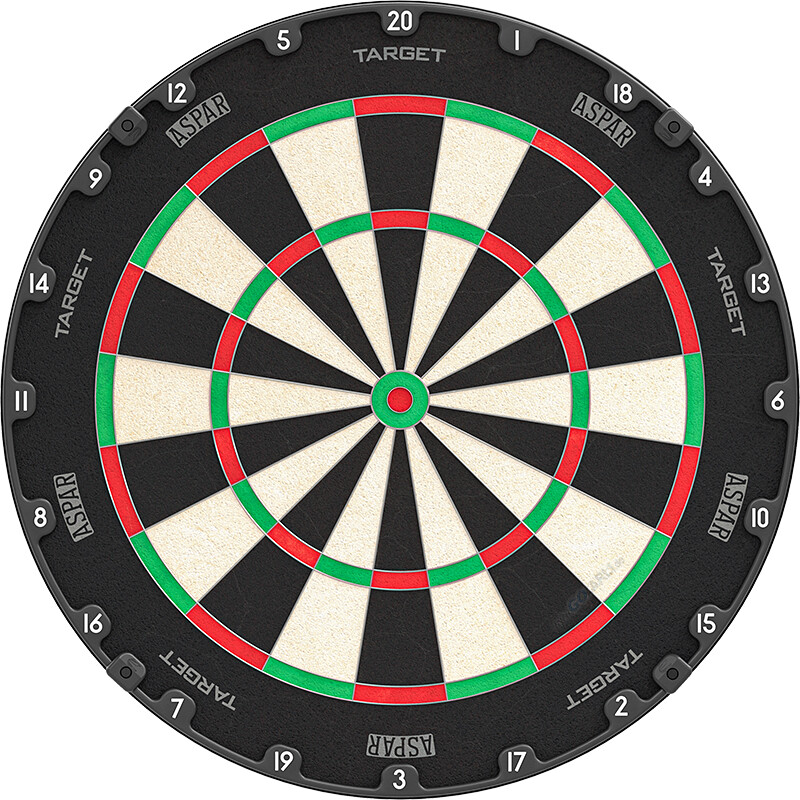 Target Aspar Professional Bristle Dart Board Dartboard Turnierboard Dartscheibe