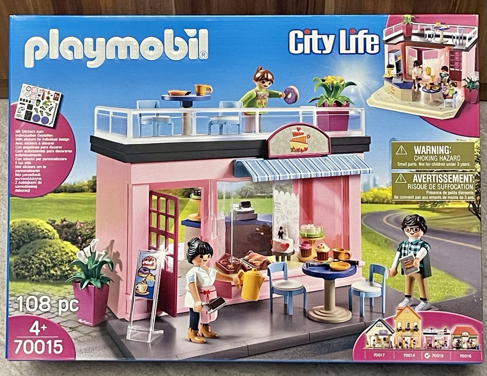 Playmobil 70015 Mein Lieblingscafé NEU & OVP Kaffeehaus Bar Bistro Selten!