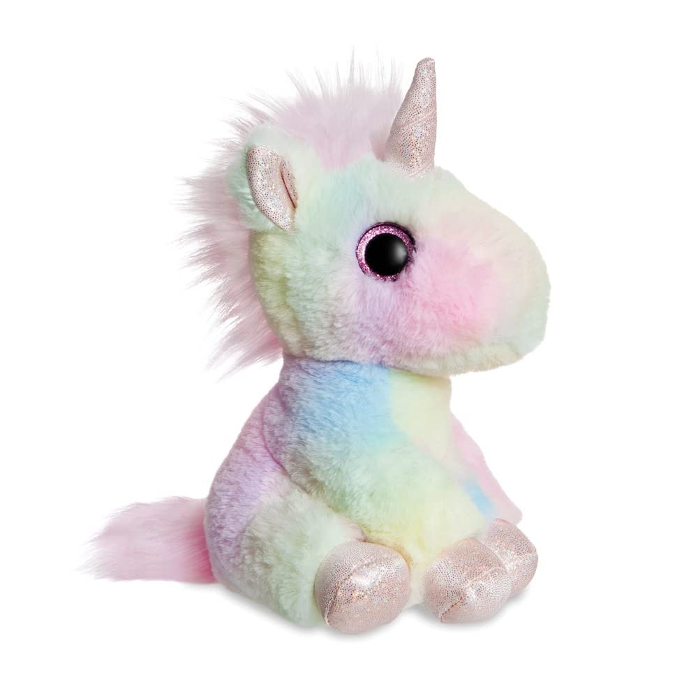 AURORA 61437 Sparkle Tales Hallie Einhorn 7 Zoll Plüschtier, Mehrfarbig