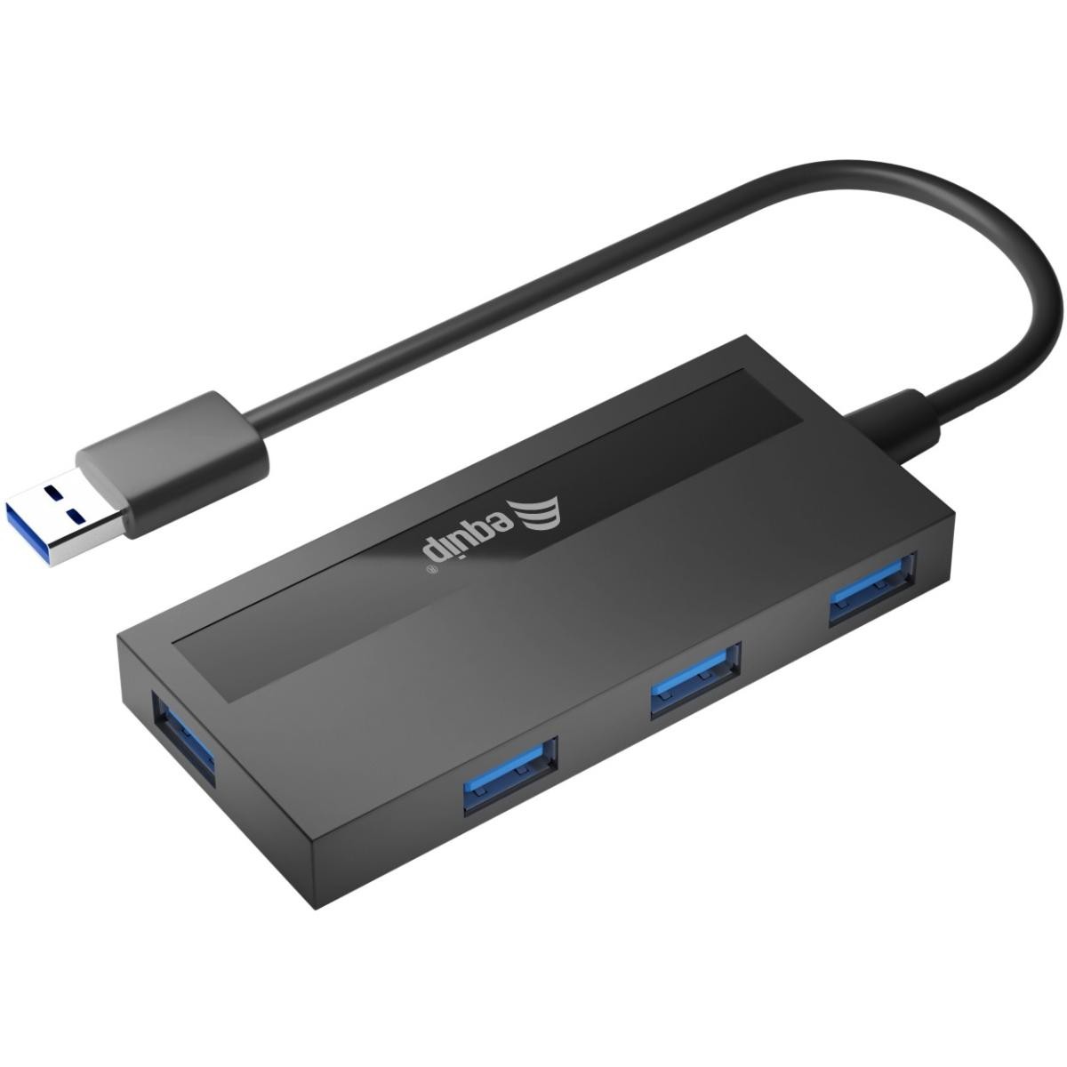 Equip USB-Hub 4-Port 3.2 ->4x3.0 +USB-C Adp.5Gbps o.Netz.sw 128956 (401586722532