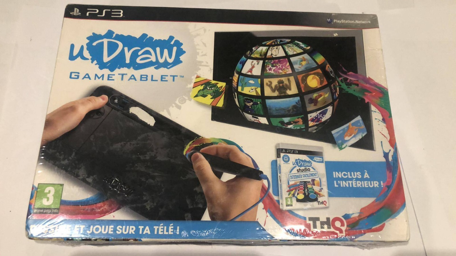 UDRAW + GAME TABLET INCLUS UDRAW STUDIO A L'INTERIEUR PLAYSTATION 3 PS3 Neuf