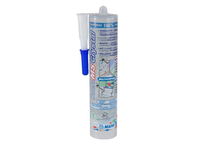 Mapeflex MS Crystal Silicone Scellant Adhésif Transparent Cristallin 300 Ml.