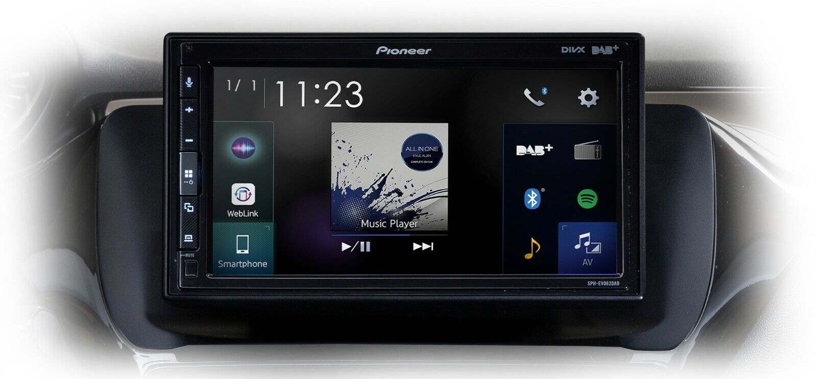 Pioneer SPH-EVO62DAB-208 - Apple CarPlay & Android Auto - Peugeot 208 avant 2019