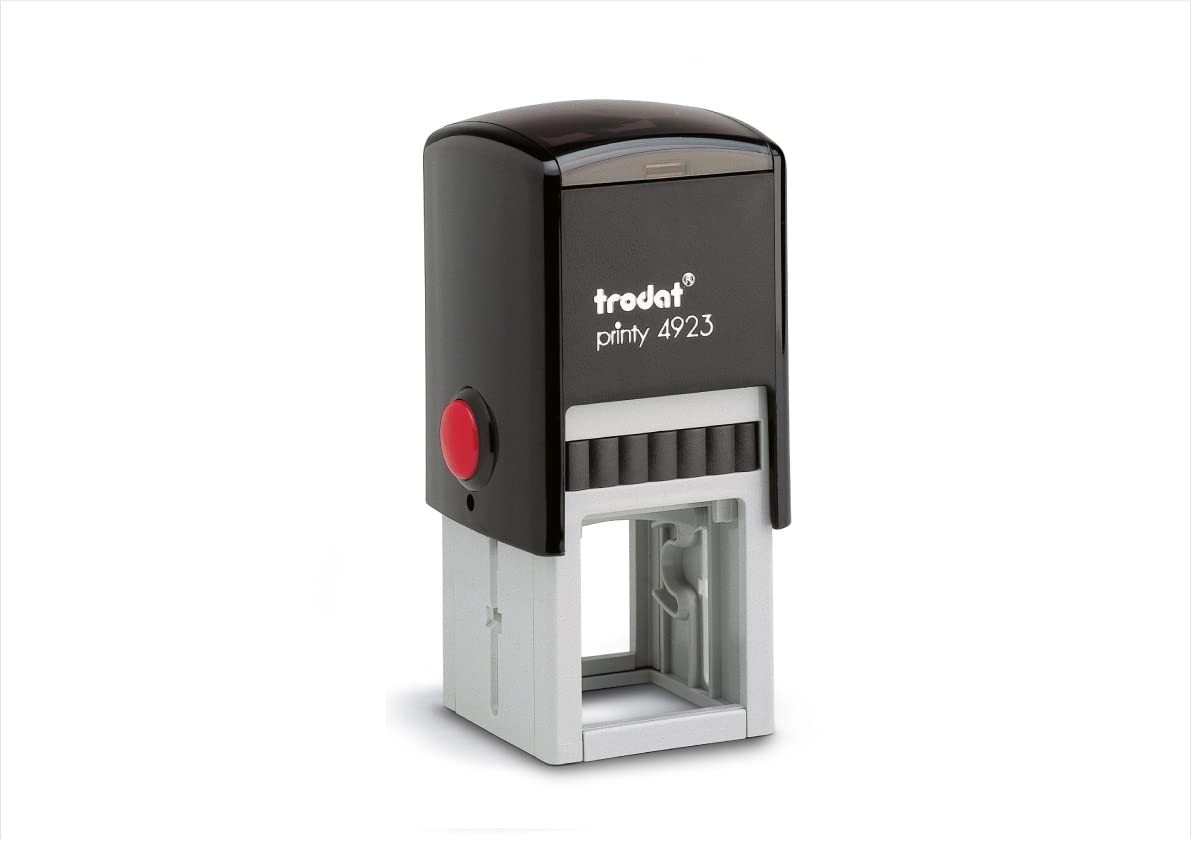 Trodat Printy 4923 -Self Inking Stamp - Customizable Stamp - 6 lines - Textplate