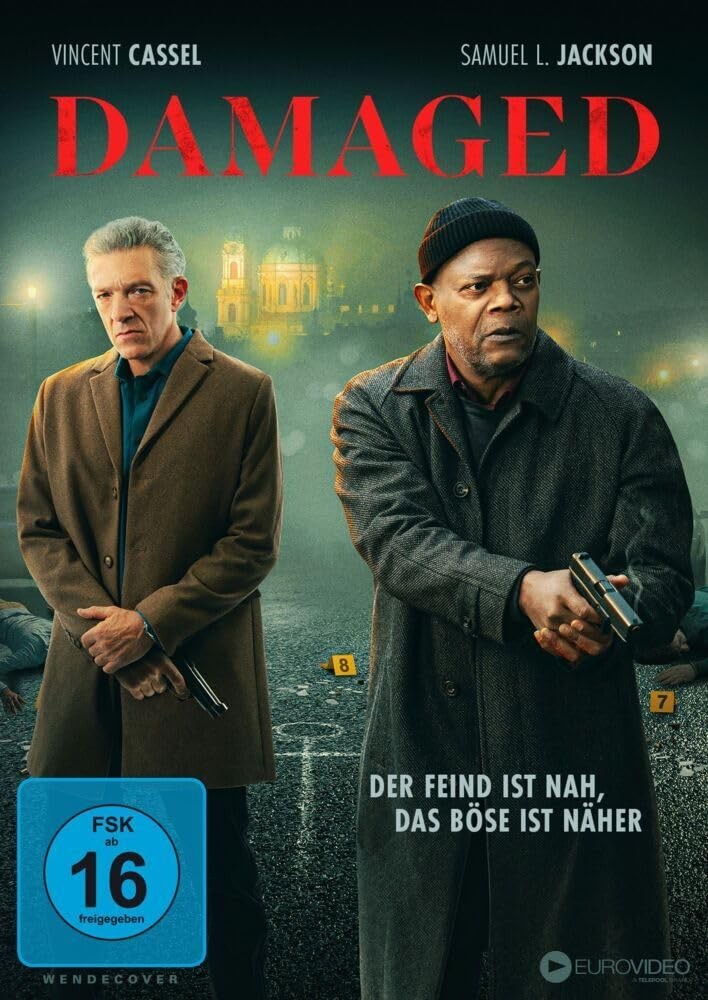 Damaged (DVD) Samuel L. Jackson Terry McDonough Vincent Cassel