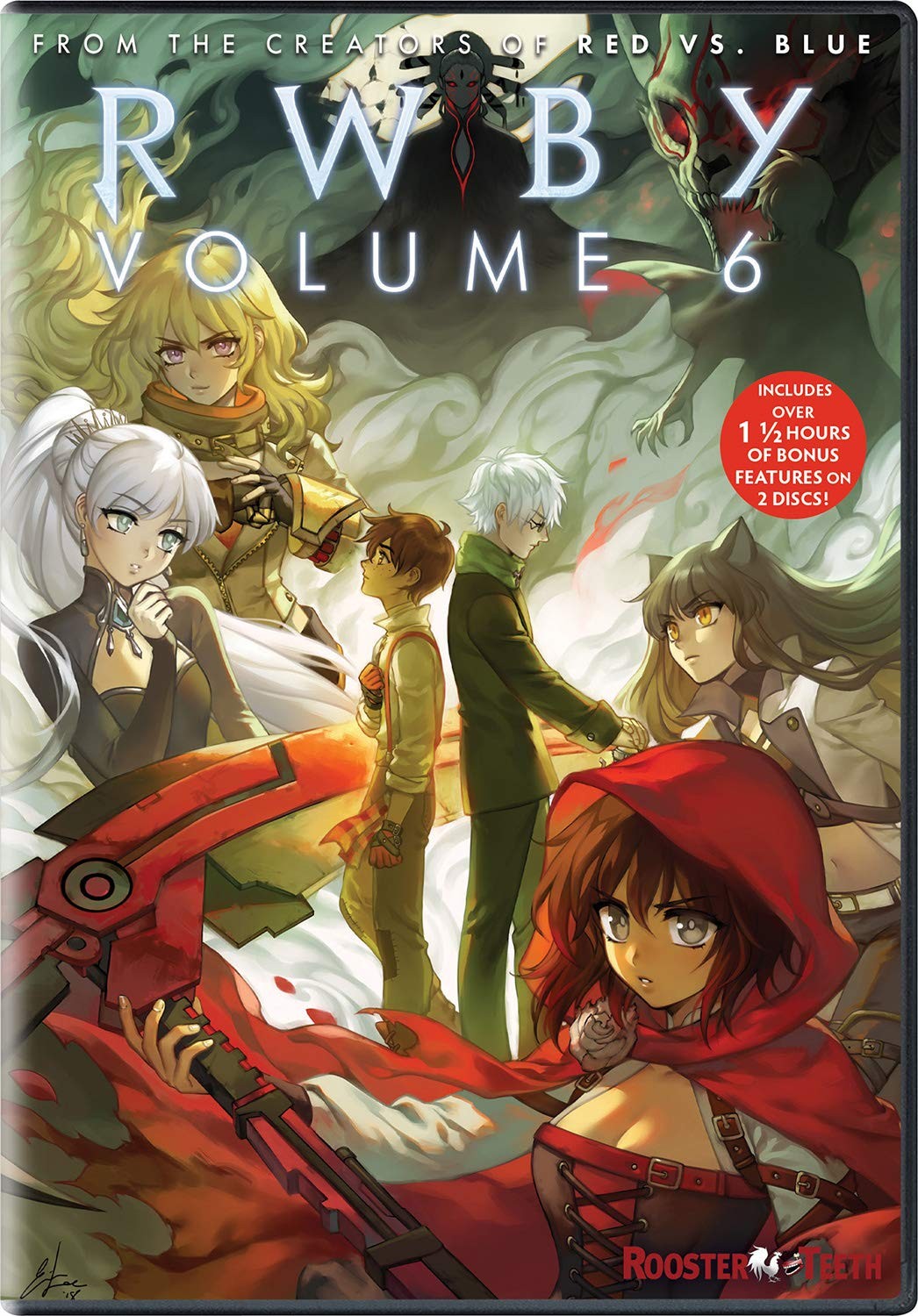 RWBY: Volume 6 (DVD) Barbara Dunkelman Kara Eberle Lindsay Jones Arryn Zech