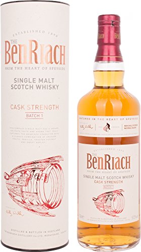 Benriach Cask Strength Batch No. 1 Mit Geschenkverpackung Whisky (1 X 0.7 L)