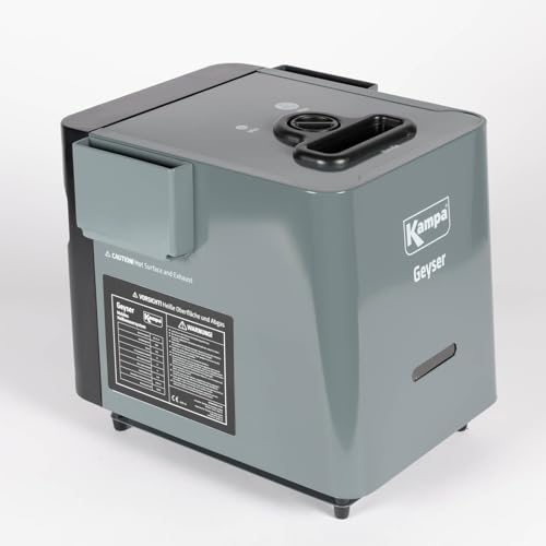 Kampa - Geysir - Wasser Erhitzen - Für Camping, Offroading Order Mobiles Catering - 30°C Bis 55˚C - 2,5 L Wasser Pro Minute - Reise Gadgets - Heißes W