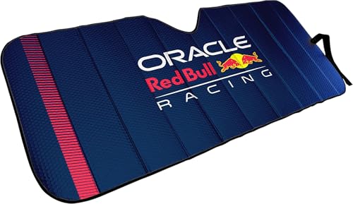 Pare-Soleil Universel Red Bull Powerbar Bleu Pour Voiture, Protecteur, Durable Et Facile À Installer, Dimensions 147 Cm X 70 Cm
