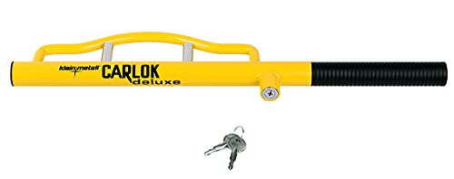 Kleinmetall Carlok Deluxe Barre Antivol Pour Voiture Jaune