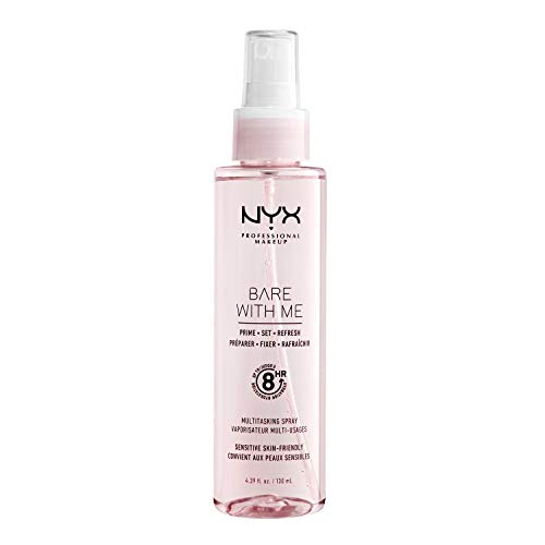 Nyx Professional Makeup Bare With Me Prime Set Refresh Spray, Nude 130 Ml