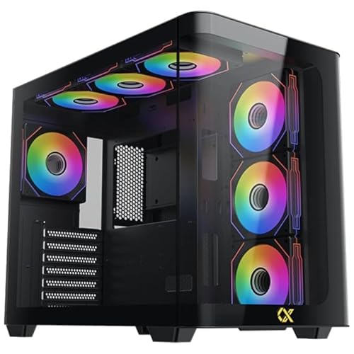 Boitier+Moyen+Tour+E-Atx+Xigmatek+Pano+Rgb+Avec+Panneaux+Vitr%C3%A9S+%28Noir%29+