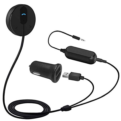 Kit Bluetooth De Voiture Besign, Récepteur Bluetooth, Adaptateur Audio Mains Libres Sans Fil 5.0 Avec Micro, Base Magnétique Et Isolateur De Terre De