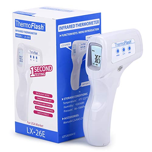 Visiomed Pca Thermoflash Lx26E Blanc Thermomètre Médical Sans Contact
