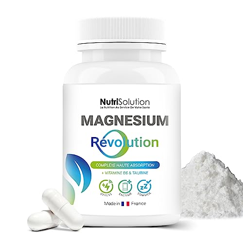 Nutrisolution I Magnésium Révolution I 60 Gélules Haute Absorption I Complément Alimentaire I 7 Formes De Magnésium En Une Seule Gélule I Améliore Con