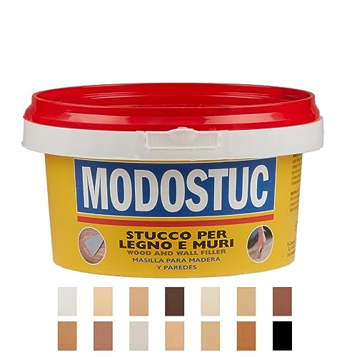 Modostuc Mastic Professionnel Pour Bois Et Mur, Séchage Rapide Et Adhérence Parfaite, Noyer, 1 000 G
