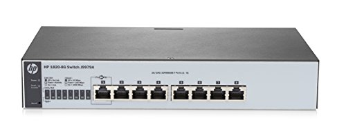 Hewlett Packard Enterprise 1820-8G Switch **New Retail**, J9979A#Abb (**New Retail**)