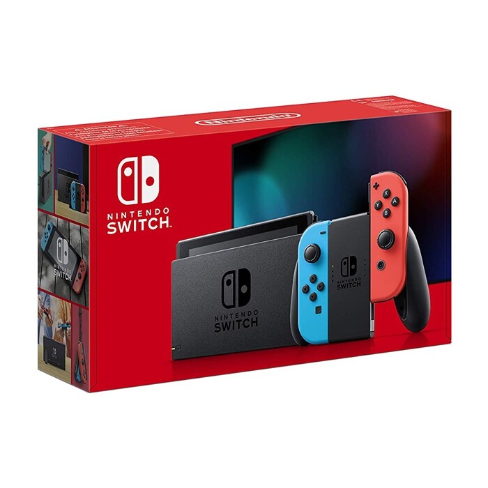 NINTENDO Konsole Switch neon rot/blau (neue Edition)