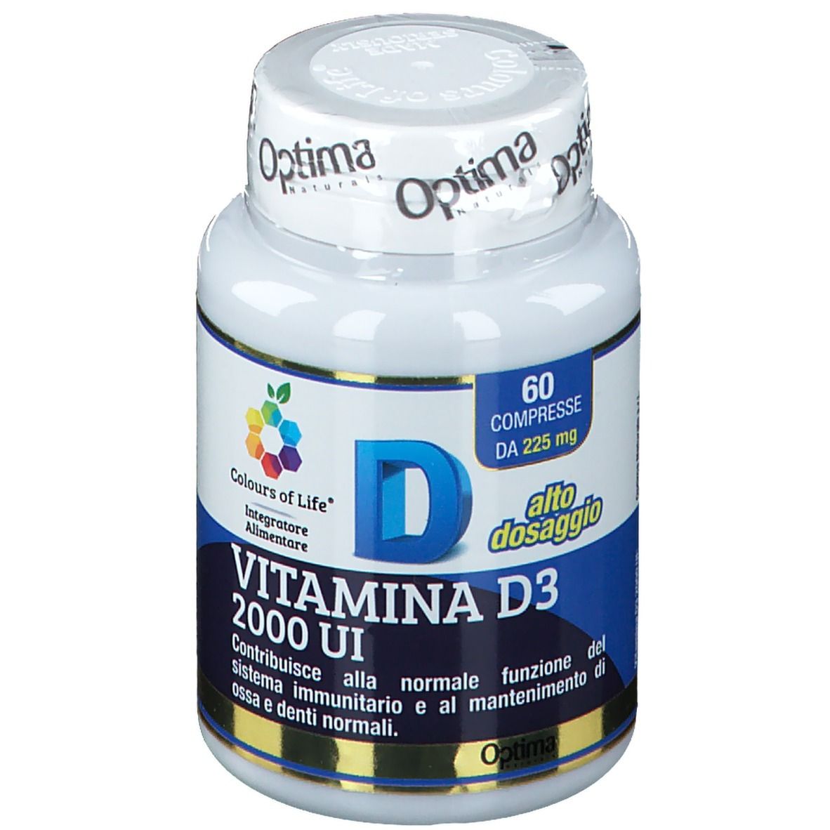 Optima Vitamina D3 2000 U.I. 13,5 g Compresse