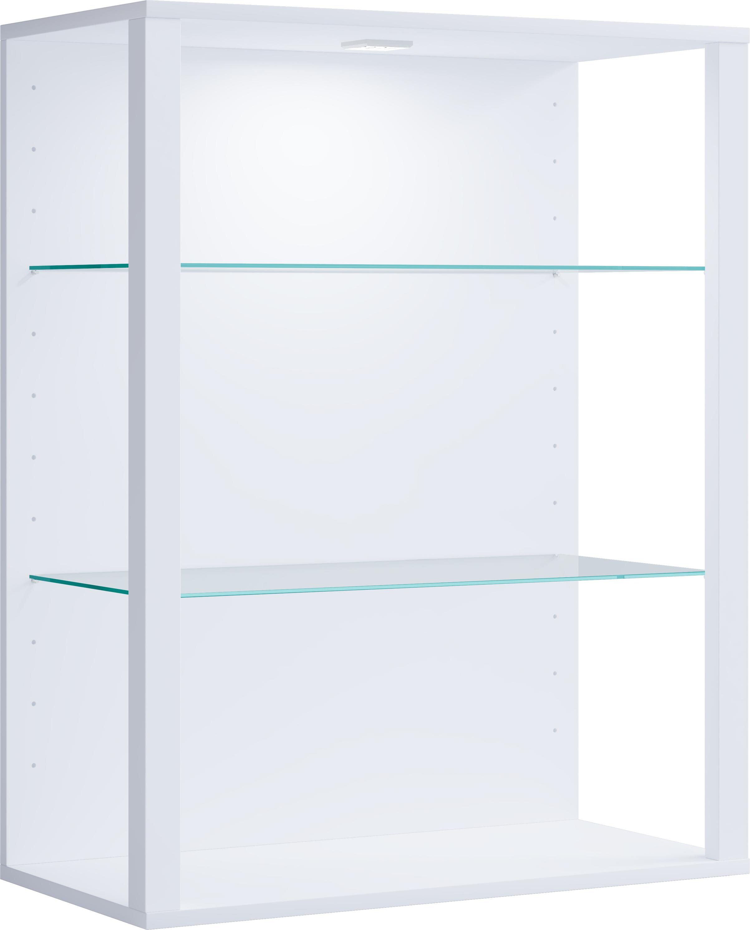VCM, Vitrine + Buffetschrank, Holz Glas Stand Vitrine Glasol LW (70 x 35 x 90 cm)