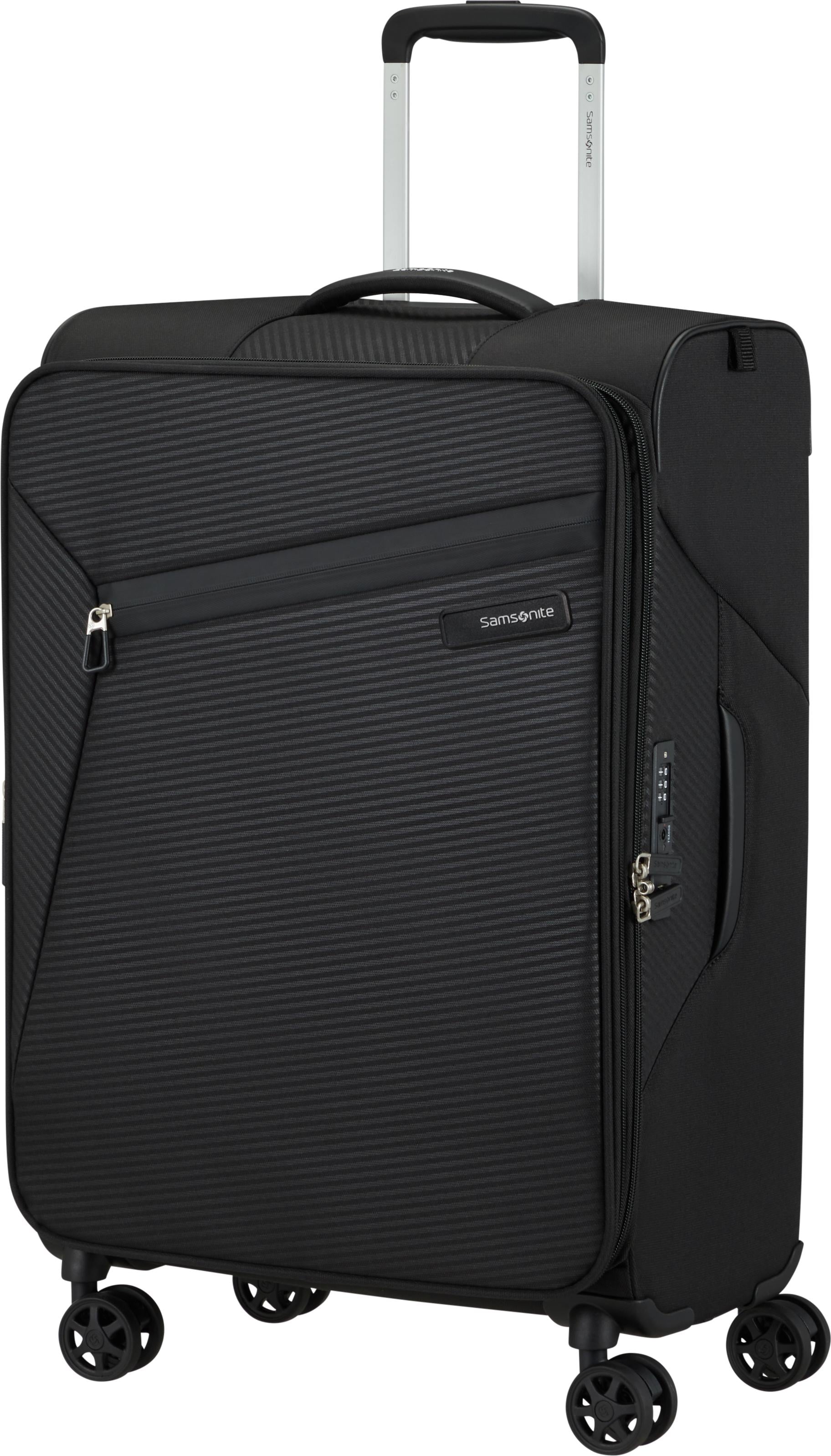 Samsonite, Koffer, Litebeam, Schwarz, (67 l)
