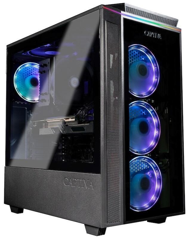 Captiva Advanced Gaming I67-304 Core i5 RTX 3060 (Intel Core i5-12400F, 32 GB, 1000 GB, SSD, RTX 3060), PC, Schwarz