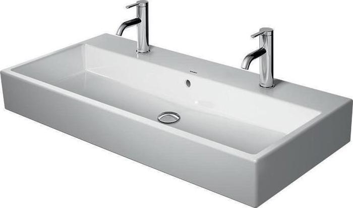 Duravit, Waschbecken, Waschtisch VERO AIR m ÜL HLB 1000x470mm ohne Hahnloch weiß (47 cm, 100 cm)