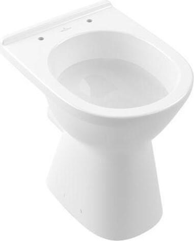Villeroy & Boch, Toilette + Bidet, V&B Stand-Tiefspül-WC VICARE 35,5x48cm, D-Flush, Abg. waag., weiß