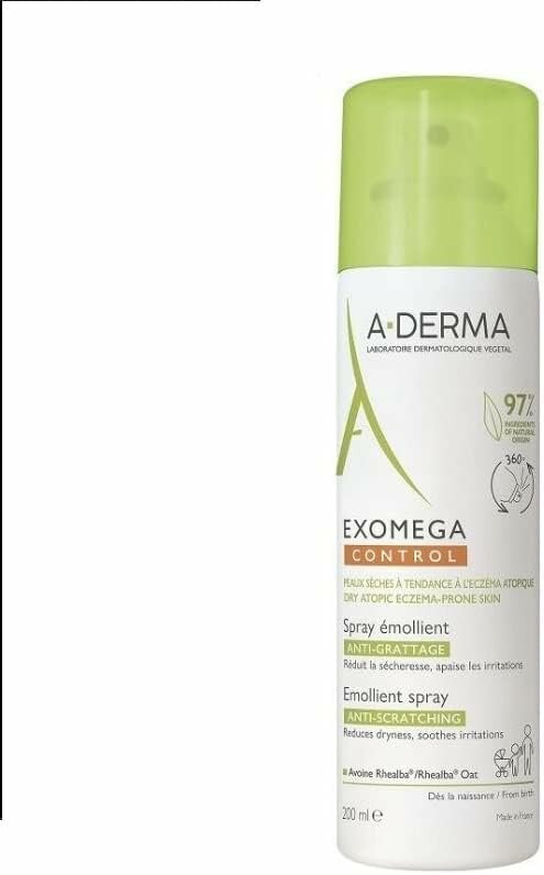 A-Derma, Bodylotion, EXOMEGA CONTROL Spray (neu) liq (Körperlotion, 200 ml)