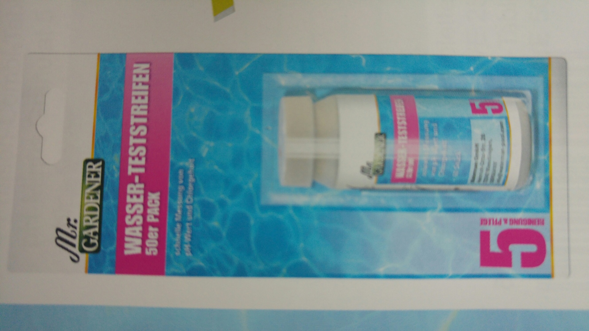 Wasserteststreifen