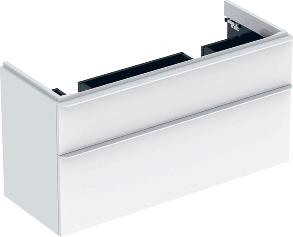 Geberit, Waschbeckenunterschrank, Waschtischunterschrank Smyle Square zu Doppelwaschtisch 120 cm wei 500356001