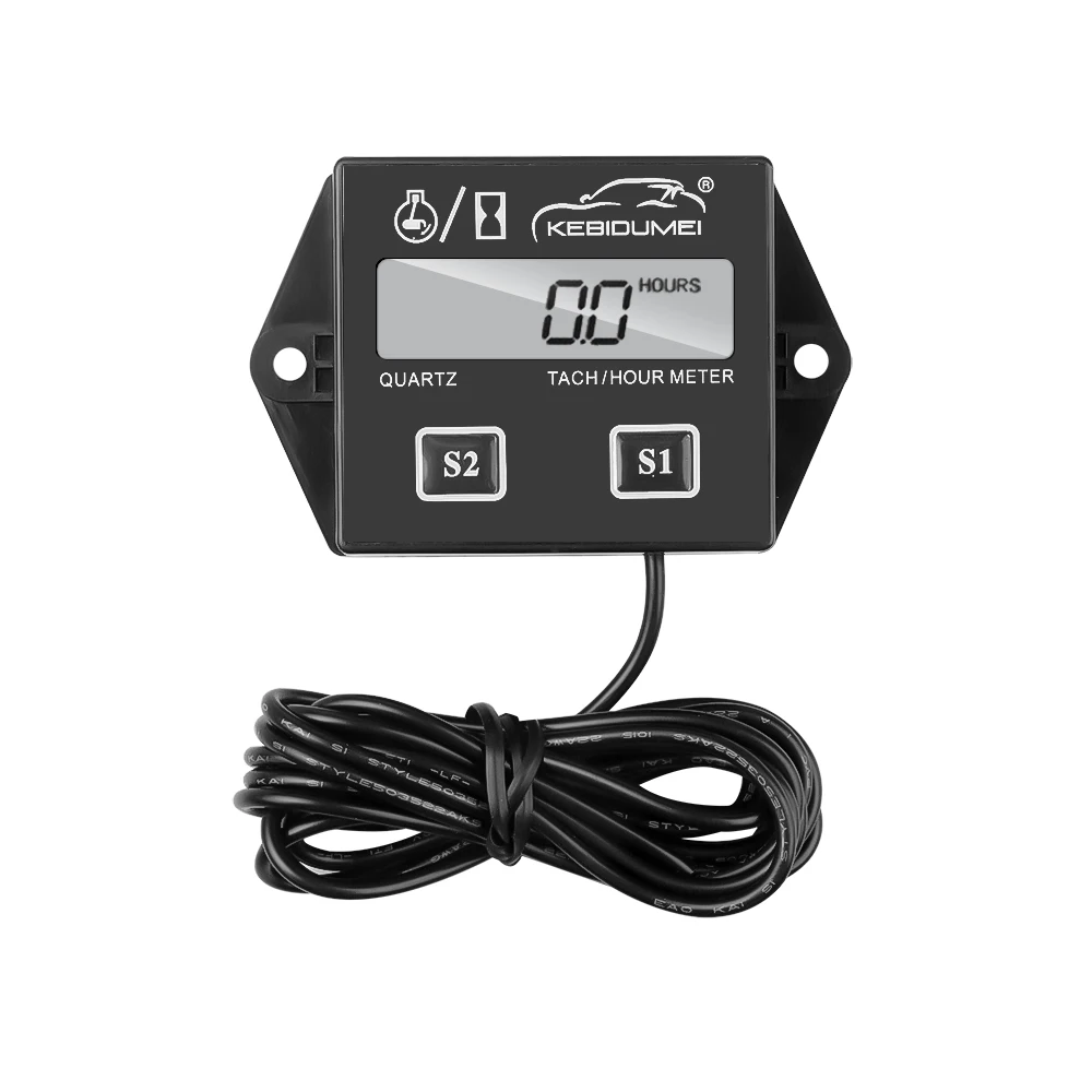 Motore Digitale Impermeabile Contagiri Contagiri Contagiri Indicatore Motore Rpm Display Lcd Per Moto Motore Corsa Motore Barca Auto