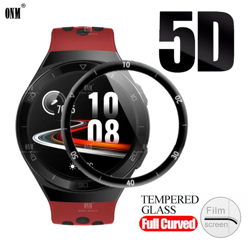 Pellicola Protettiva Morbida A Copertura Totale Con Bordo Curvo 5D Per Huawei Watch Gt2E Gt 2E Protezione Dello Schermo Per La Vitalità Sportiva (Non 