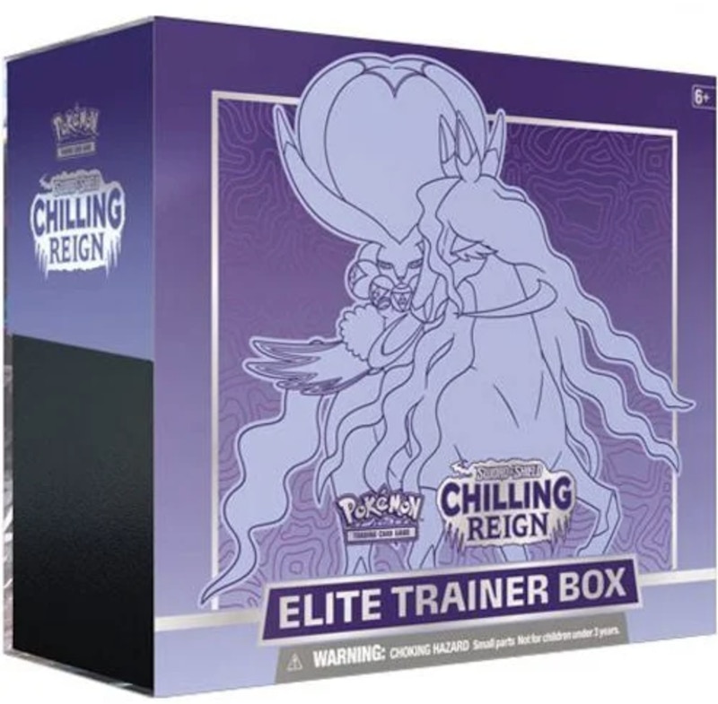 Pokémon Tcg Sword & Shield Chilling Reign Elite Trainer Box (Shadow Rider Calyrex)